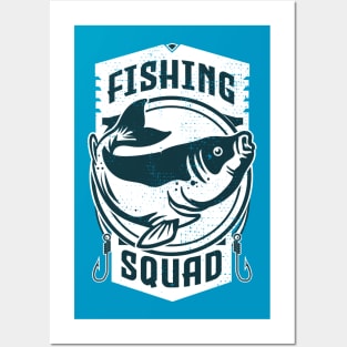 fishing squad Posters and Art